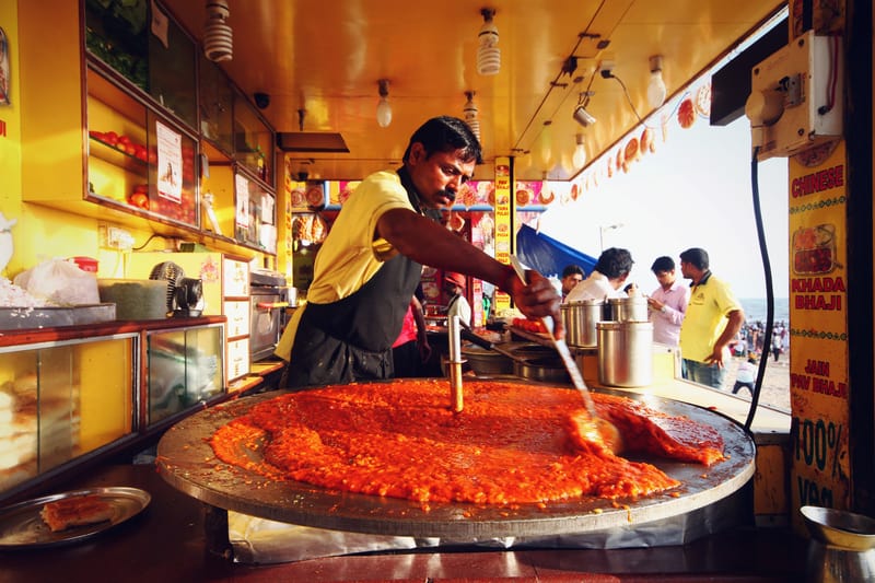 Pav bhaji in Mumbai