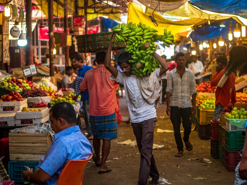 Wholesale fruit markets in Mumbai