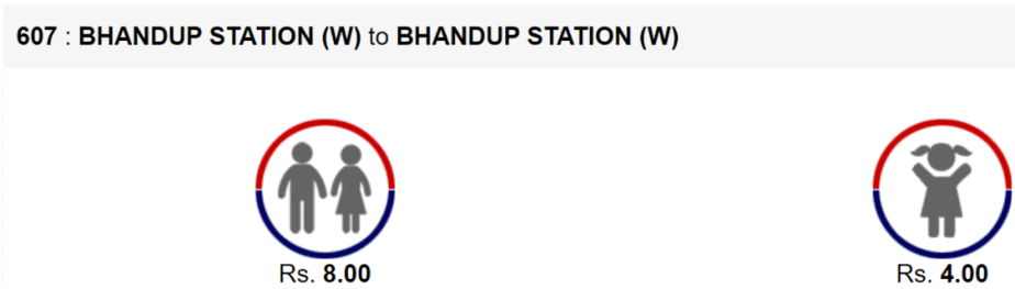 BEST BUS 607 TIMINGS AND ROUTE