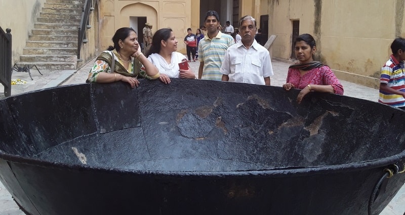 Pan Kadhai Amer fort, Jaipur, Rajasthan, India